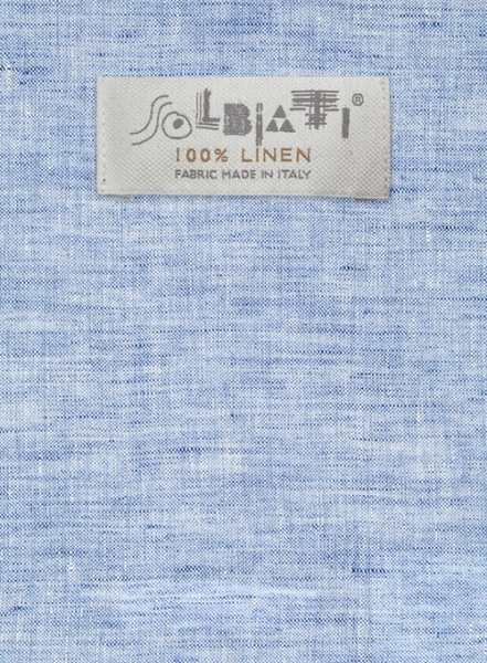 Solbiati Light Blue Linen Shirt