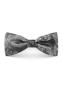 Paisley Bow - Silver