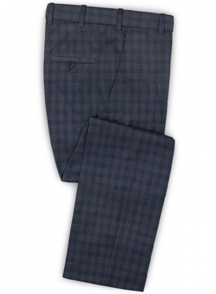 Napolean Villa Blue Wool Suit