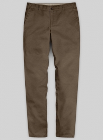 Stretch Summer Brown Chino Pants