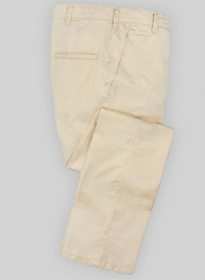 Light Beige Fine Twill Pants