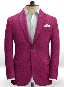 Melange Bubble Pink Tweed Jacket