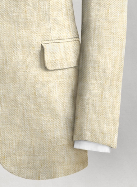 Italian Linen Summer Beige Jacket