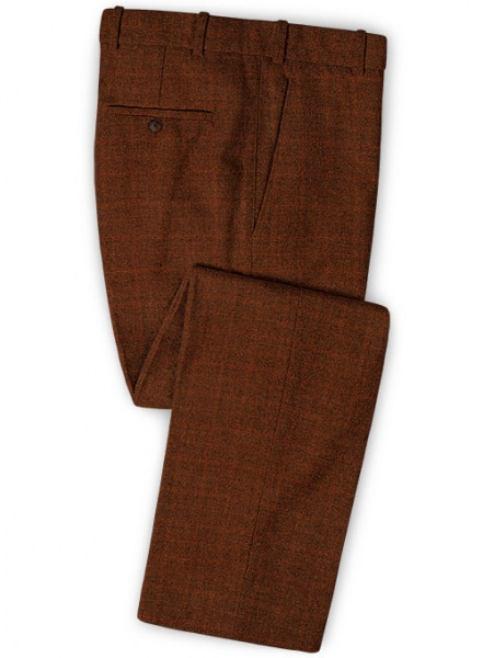 Vintage Milan Red Tweed Pants