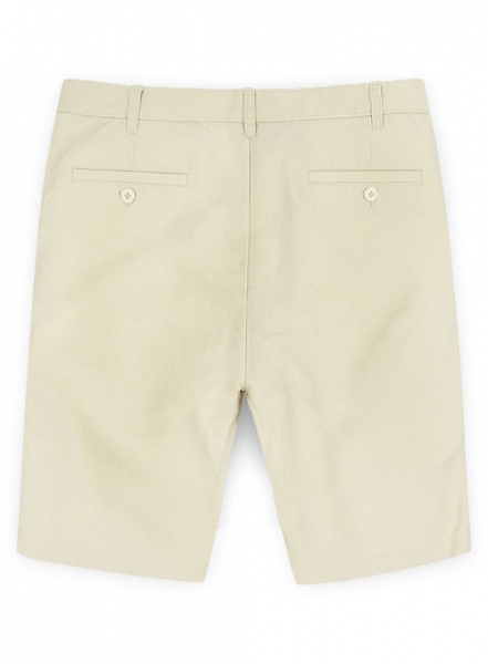 Safari Fawn Cotton Linen Shorts