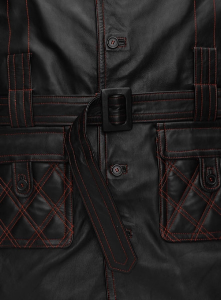 Elvis Presley Leather Long Coat