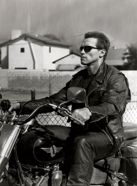Terminator 2 Arnold Schwarzenegger Leather Jacket