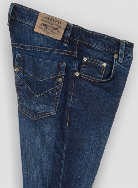 Classic 12oz Scrape Wash Stretch Jeans - Look #327 : Made To