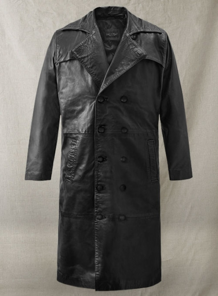 Javier Bardem Skyfall Leather Trench Coat