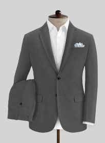 Stretch Summer Gray Chino Suit