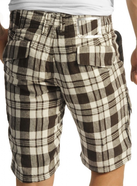 Madras Plaid - Light Weight Cargo Shorts # 551