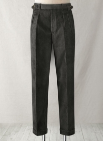 Dark Gray Colonel Corduroy Trousers