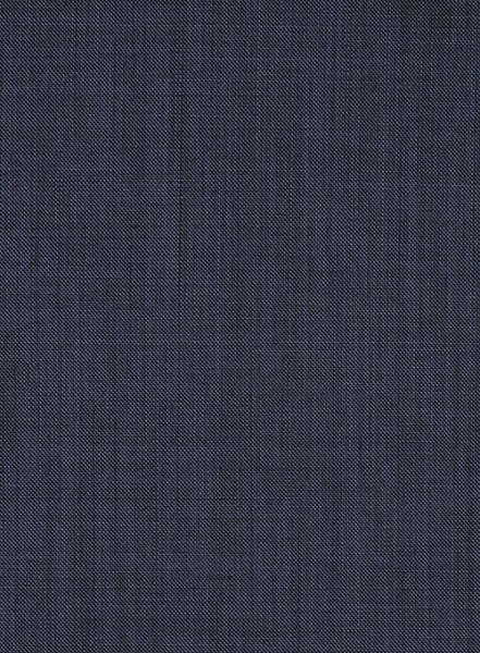 Sharkskin Steel Blue Wool Suit