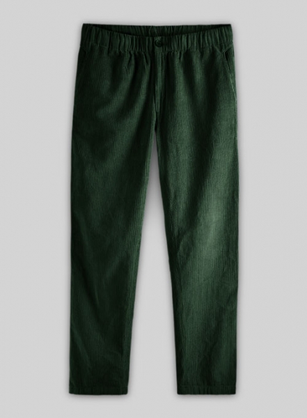 Easy Pants Green Corduroy