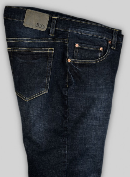 Chicago Blue Indigo Wash Whisker Stretch Jeans