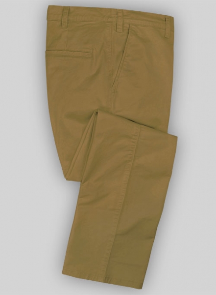 Military Khaki Stretch Chino Pants