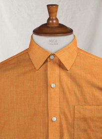 Solbiati Orange Linen Shirt