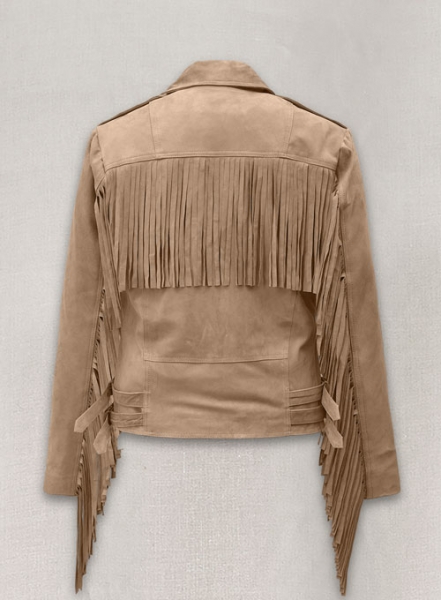 Leather Fringes Jacket #1008