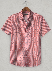 Italian Scooter Cotton Shirt - Half Sleeves