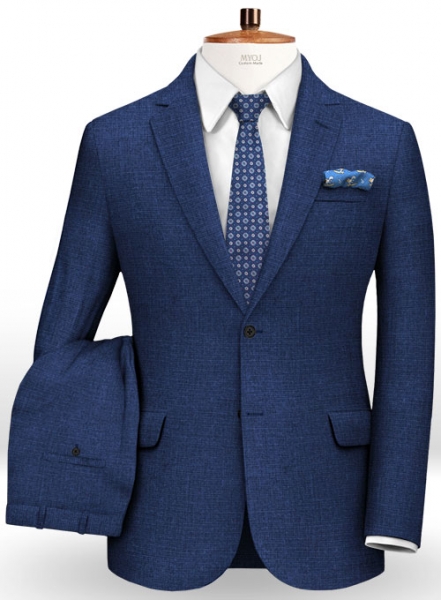 Pinhead Wool Royal Blue Suit