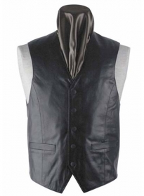 Leather Vest # 302