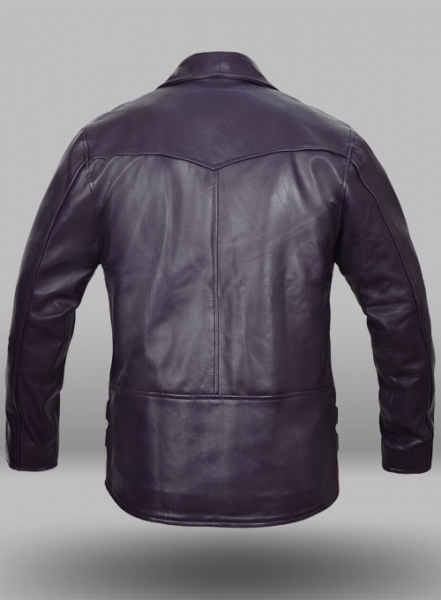 Purple Leather Jacket # 903