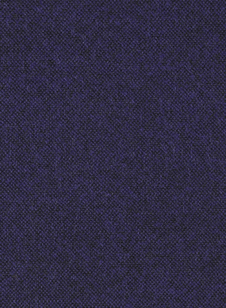 Vintage Rope Weave Purple Blue Tweed Pea Coat