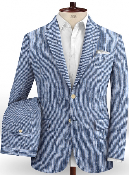Caccioppoli Seersucker Gisde Suit