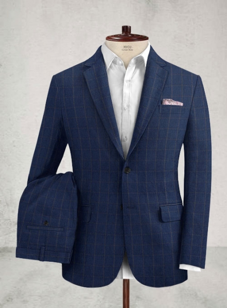 Italian Linen Seaone Checks Suit