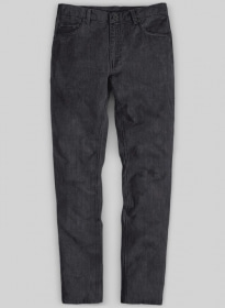 Dark Gray Stretch Corduroy Jeans