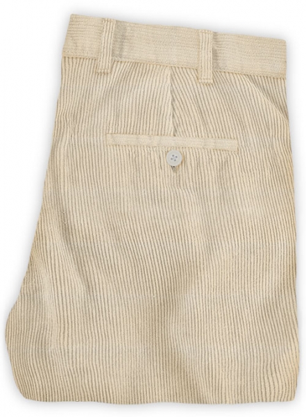 Fawn Corduroy Trousers - 8 Wales