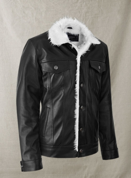 Leather Fur Western Style Jacket