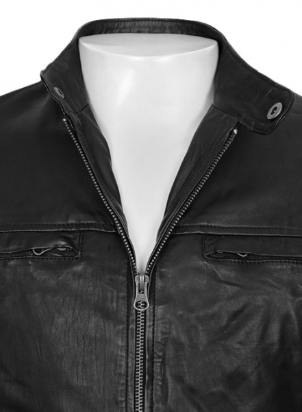 Cafe Racer Leather Jacket