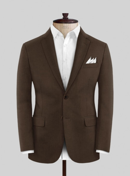 Scabal Brown Wool Suit