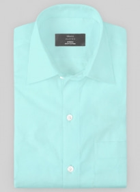 Giza Aqua Cotton Shirt- Full Sleeves
