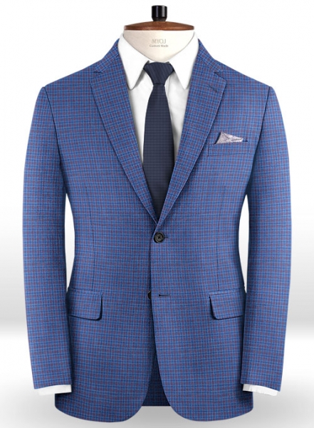 Napolean Rollz Blue Wool Suit