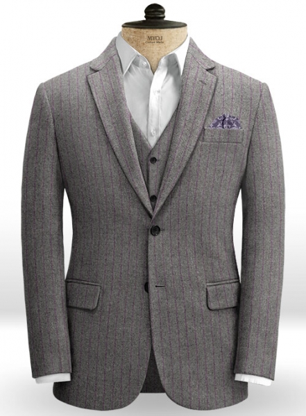 Bologna Tweed Gray Suit