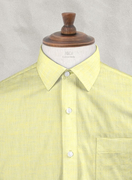 Solbiati Lemon Linen Shirt