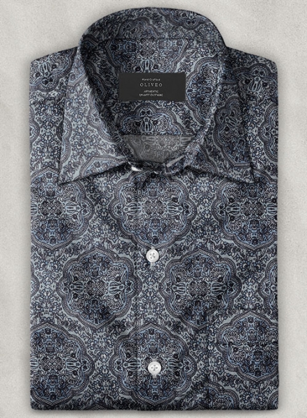 Italian Linen Barna Shirt - Half Sleeves