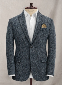 Harris Tweed Barley Blue Jacket