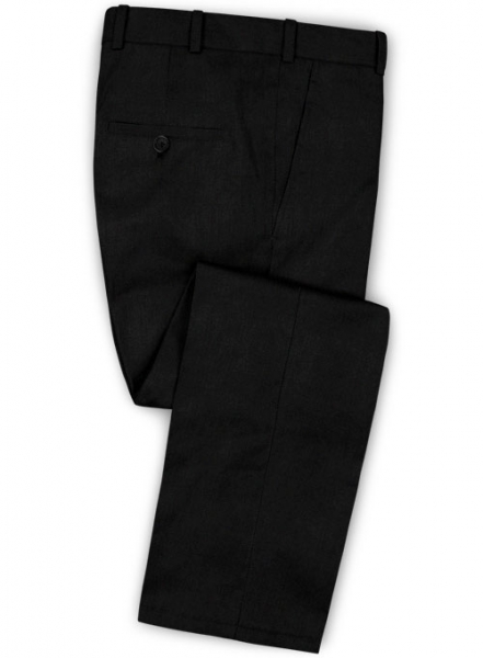 Italian Black Wool Pants