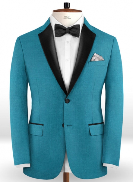 Napolean Yale Blue Wool Tuxedo Suit