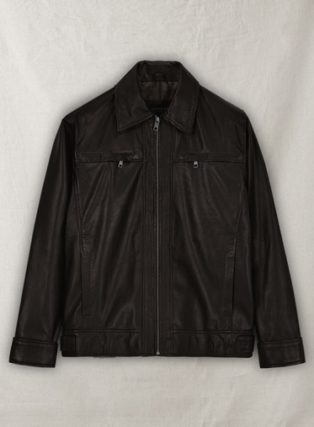 Soft Dark Brown Don Cheadle Traitor Leather Jacket