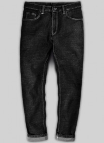 Miami Black Hard Wash Stretch Jeans - Look #445