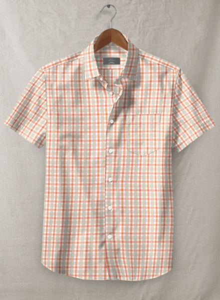 Italian Cotton Rojapi Shirt - Half Sleeves