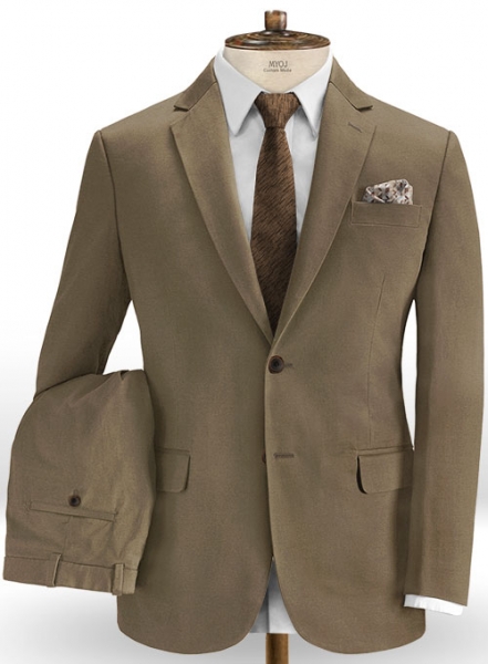 Brown Chino Suit