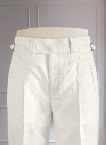 Safari Natural Cotton Linen Heritage Trousers