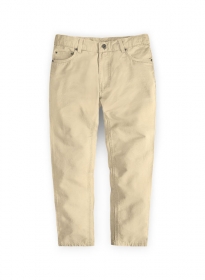 Kids Stretch Summer Light Khaki Chino Jeans