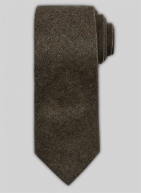 Tweed Tie - Rust Brown