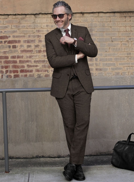 Carre Brown Tweed Suit